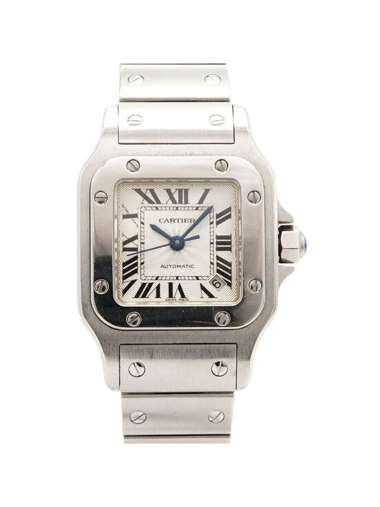 Cartier Santos Galbe SM Silver Dial Watch main image 10
